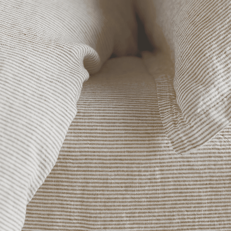 Sid Stripe Linen Duvet Cover