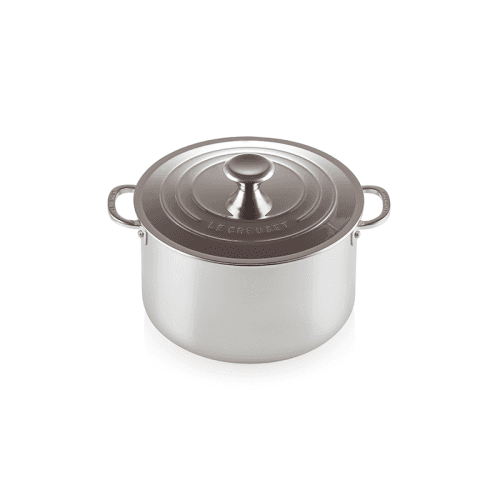 Image showing the Signature Uncoated Stockpot with lid product.