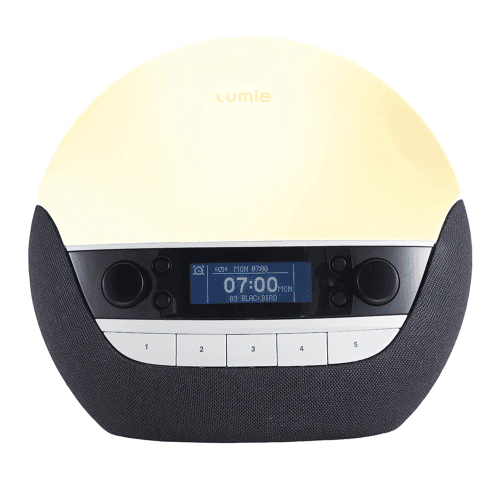 Image showing the Bodyclock Luxe 750Dab Alarm Clock, Black product.