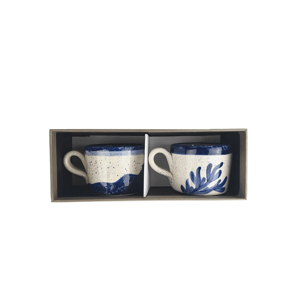 Coast Set of 2 Espresso Mugs, Blue