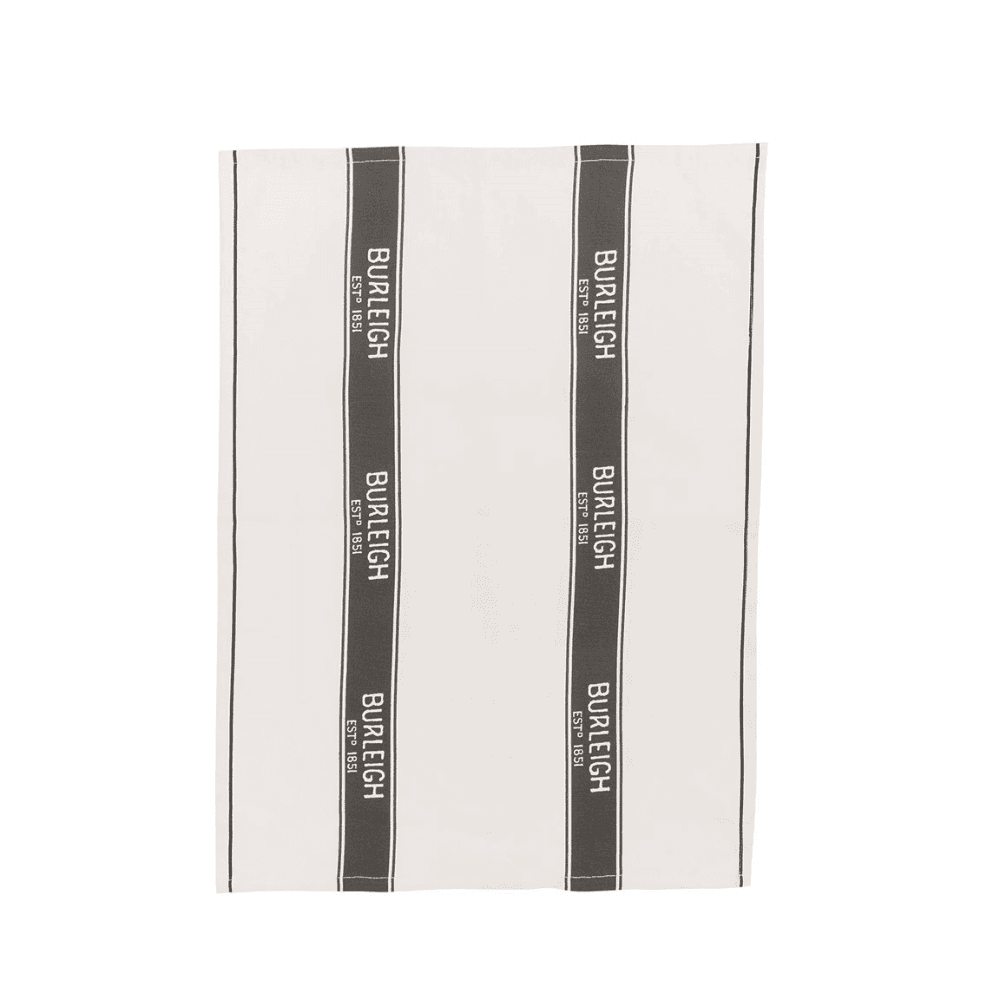 Regal Peacock Set of 2 Tea Towels, Charcoal