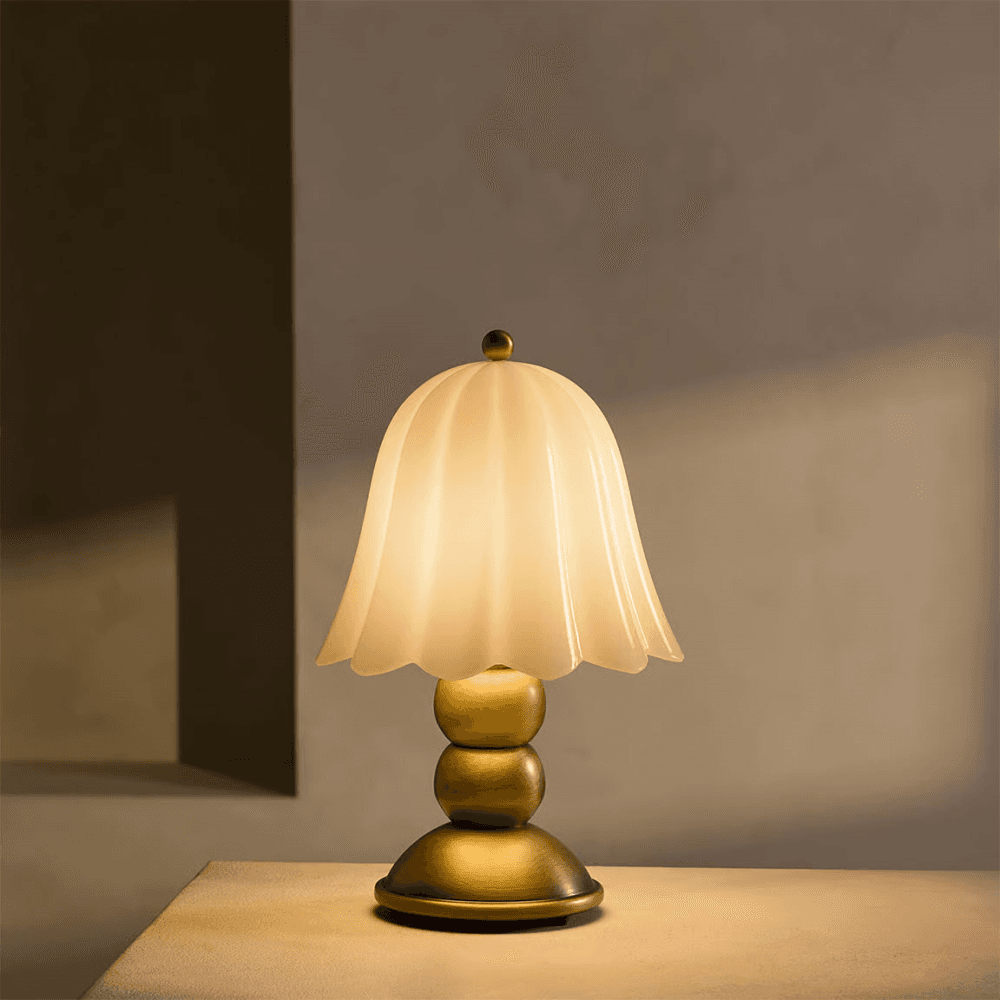 Baylee Portable Lamp, White