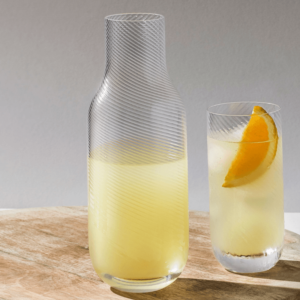 Optic Cut Crystal Carafe