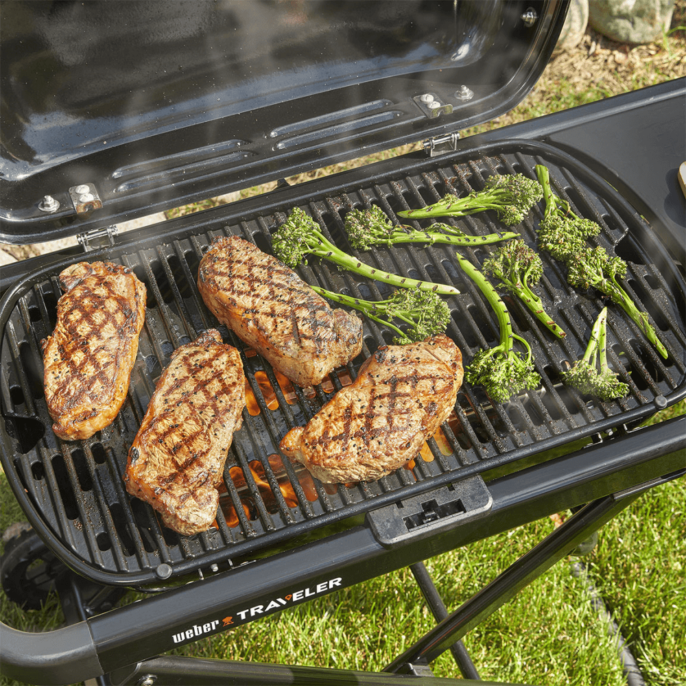 Traveler Portable Gas Barbecue, Black