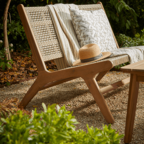Image showing the Augusta Lounge Set, Natural product.