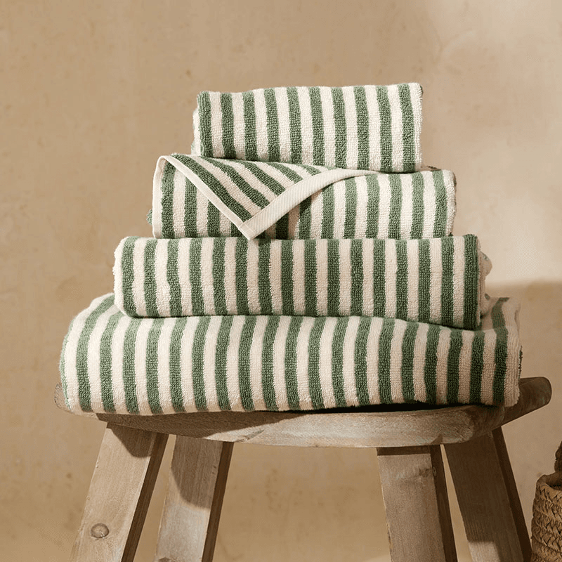 Hebden Striped Cotton Hand Towel