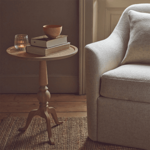 Image showing the Thornbury Side Table, Natural Oak product.