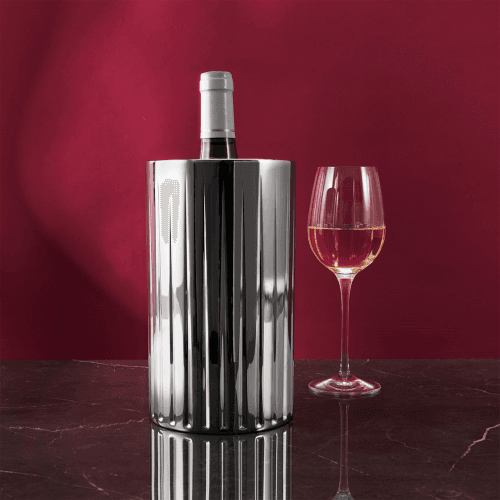 Image showing the Dorset Double Walled Wine Cooler, H22.5cm, Stainless Steel product.