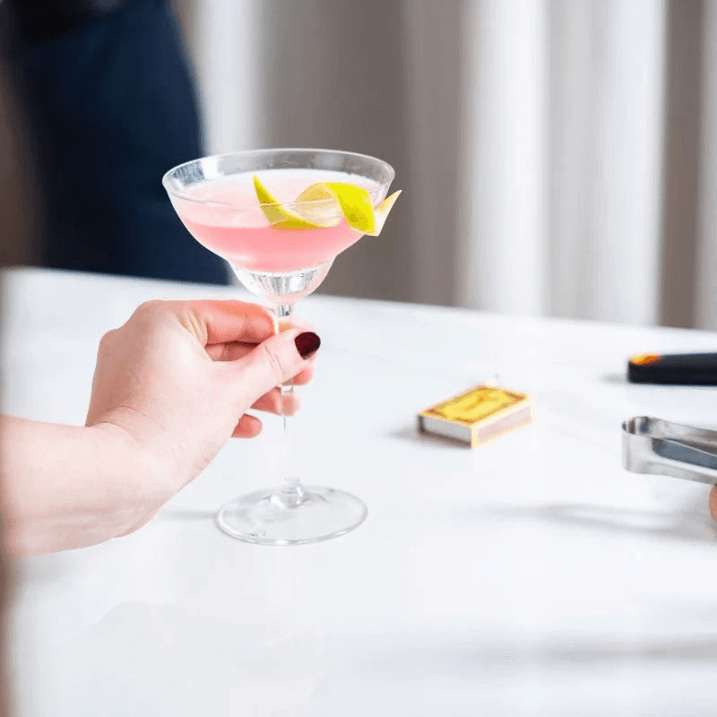 Shadows Set of 2 Cocktail Glasses, Cloudless Clear