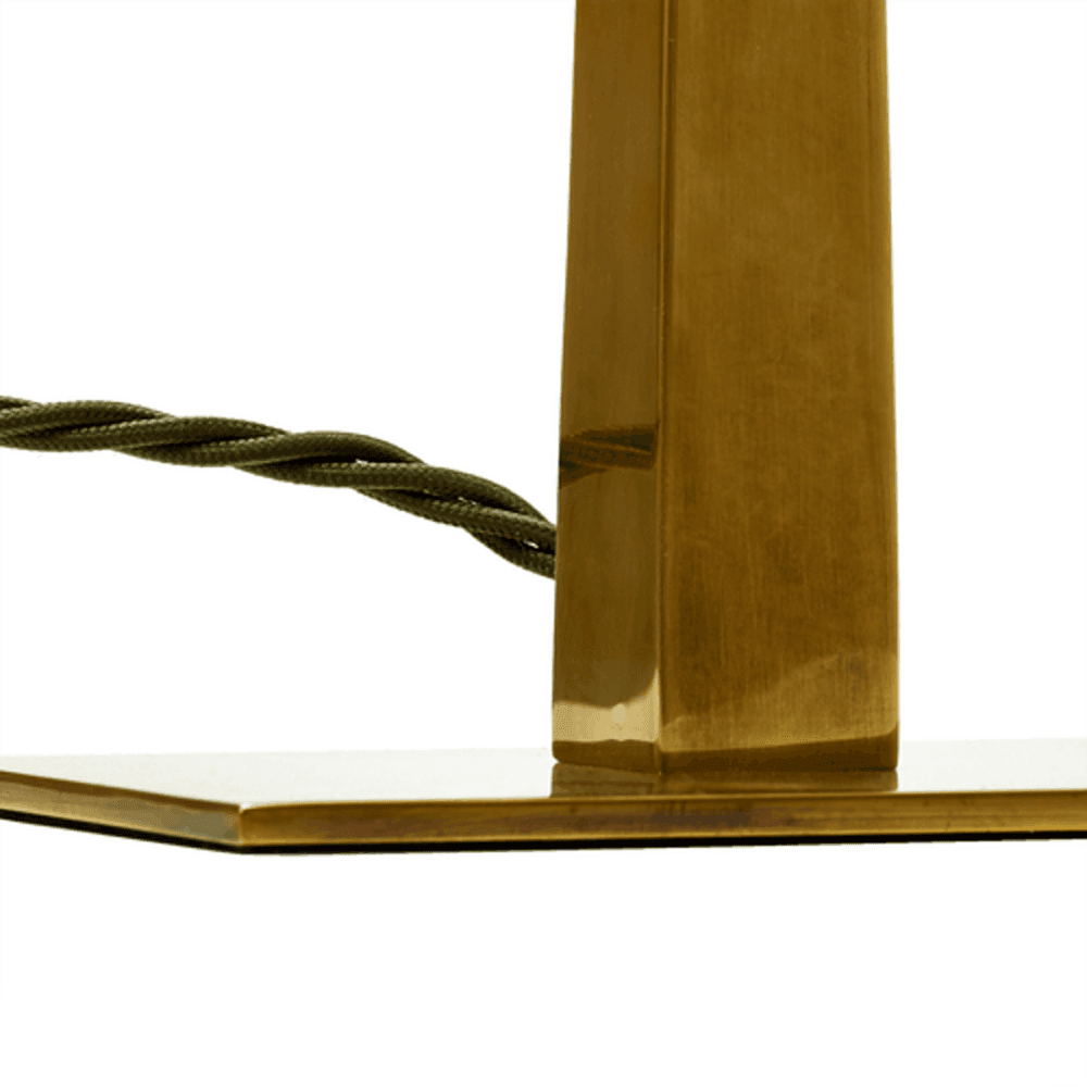 Trafalgar Floor Lamp Base, Antique Brass