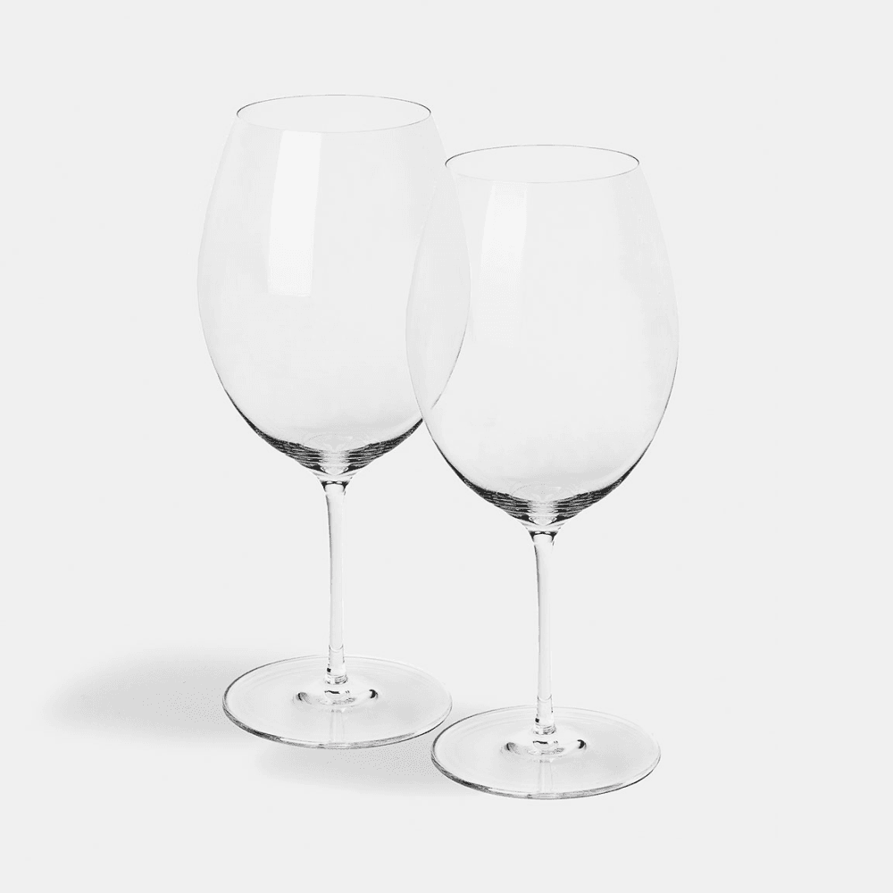 Occassional Set of 2 Bordeaux Glasses