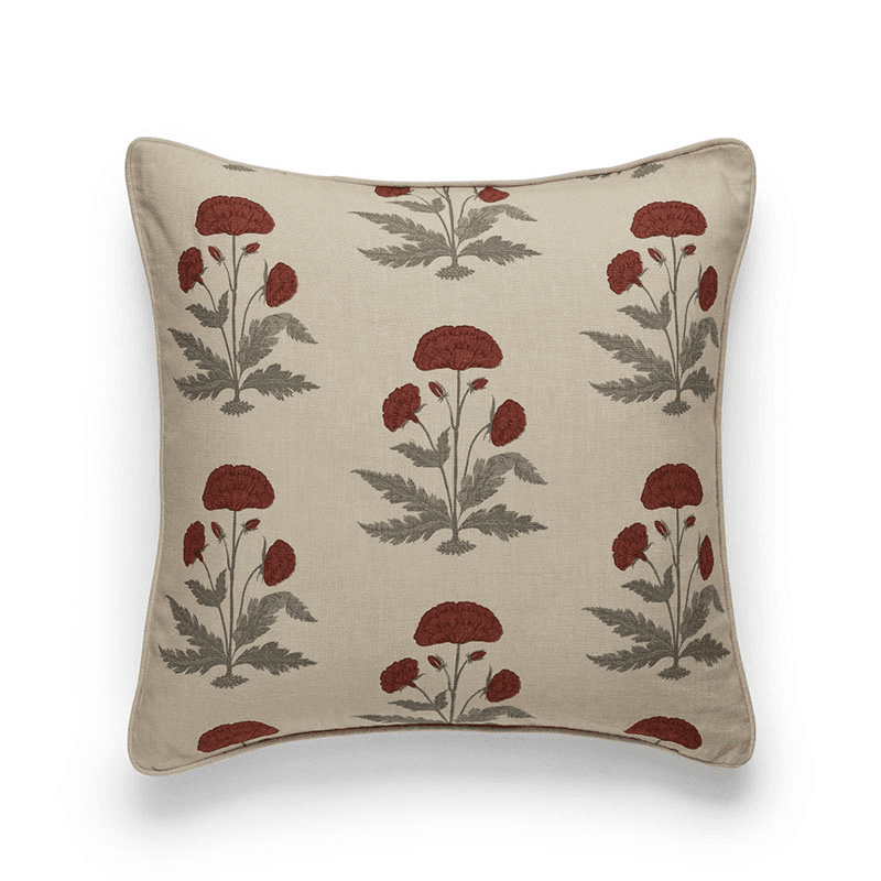 Imber Poppy Cushion Cover