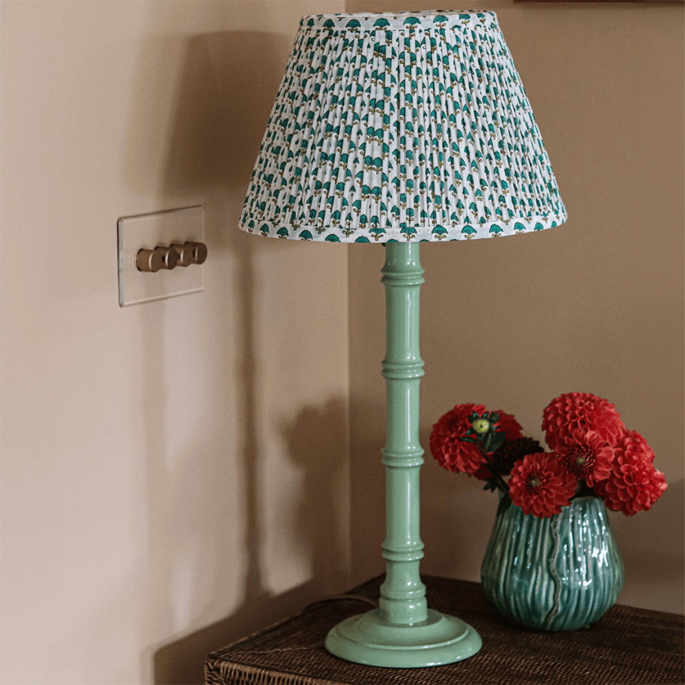 Truncus Tall Lamp Base, F&B Folly Green