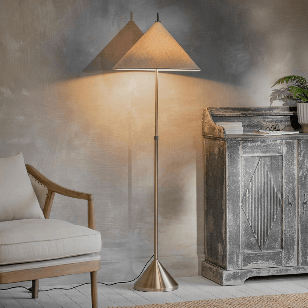 Highfield Spire Floor Lamp, Gold