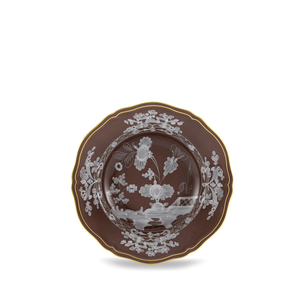 Oriente Italiano Soup Plate, Castagna