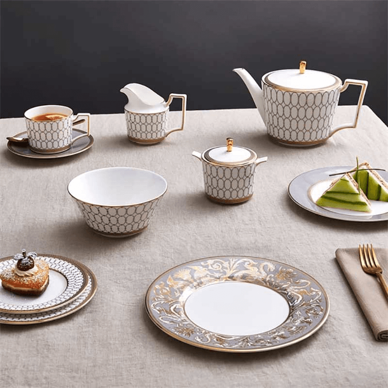Renaissance Sugar & Creamer, Grey