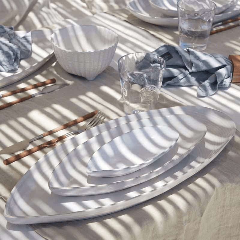 Aparte Set of 4 Trays, White