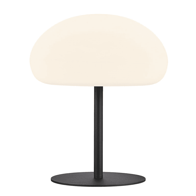 Sponge Table Lamp, Black and White