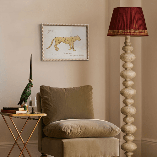 Image showing the Minerva Floor Lamp Base, Cloud Wash product.