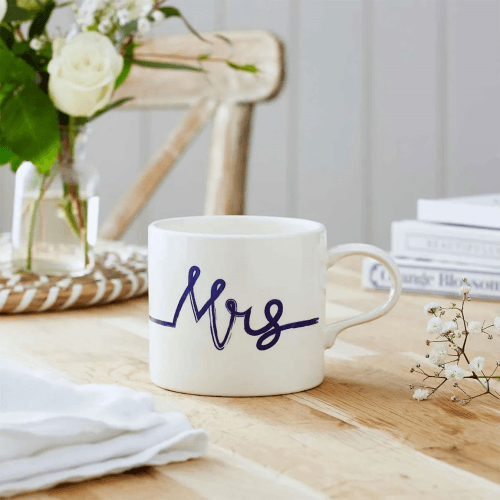 Image showing the Mrs Mug, Blue product.