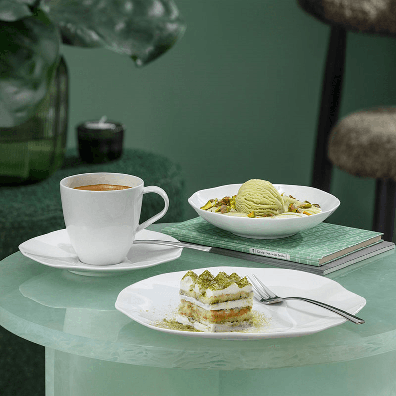 Pura Coffee Cup Saucer, White