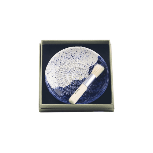 Image showing the Wave Garlic Grater & Brush Set, Blue product.