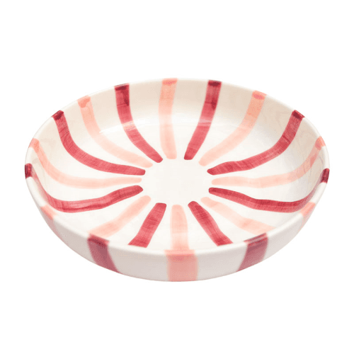 Image showing the Luna Serving Bowl, Grenadine & Blush product.