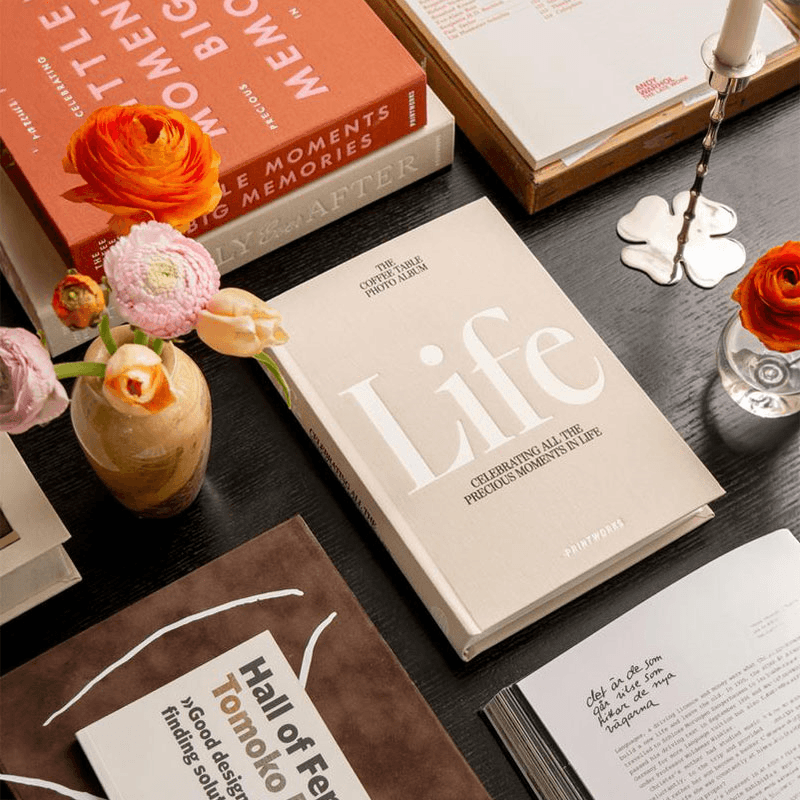 Life Photo Book, Beige