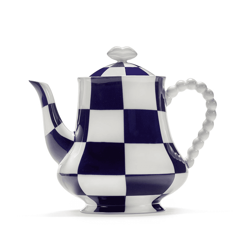 Les Objets Mouleversants by Wouters&Hend Fete des Betes Tea Pot, Blue