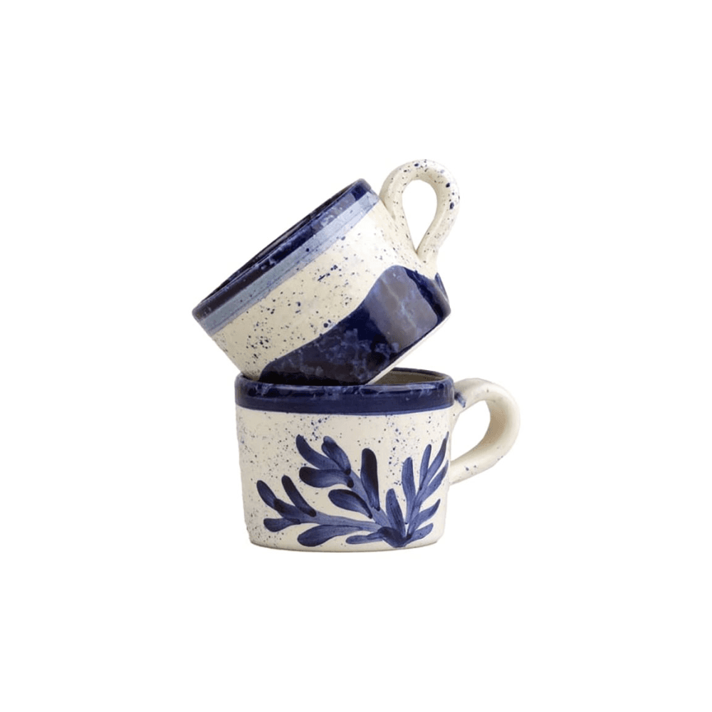 Coast Set of 2 Espresso Mugs, Blue