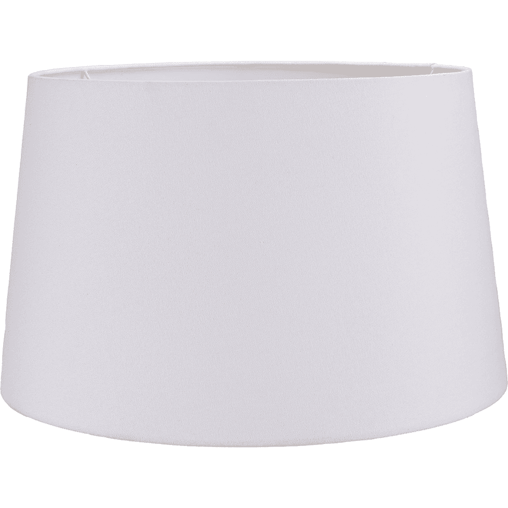 Ayra Modernist Turned Wood Table Lamp Base with Winston Lampshade, White