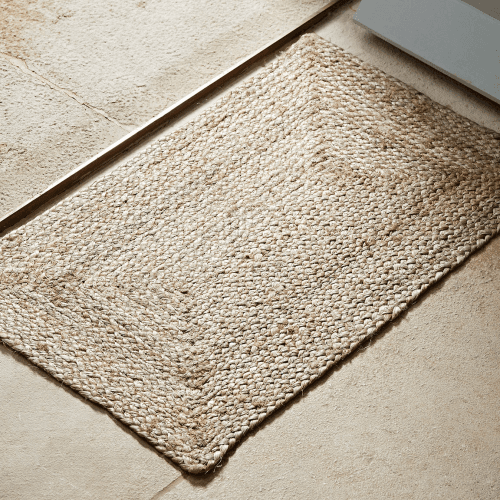 Image showing the Braided Jute Doormat, Natural product.