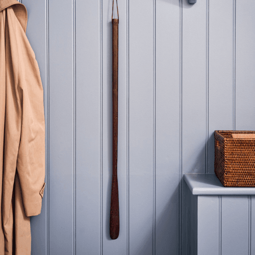 Image showing the Orwell Shoe Horn, Extra Long Handle, Walnut product.