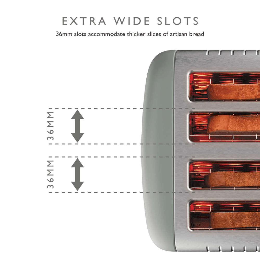 Lite 4 Slot Toaster, Sage
