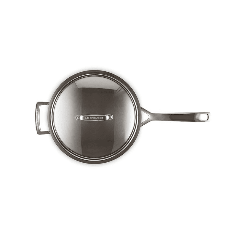 Classic 3-ply Non-Stick Chefs Pan, Stainless Steel