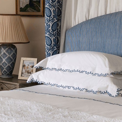 Image showing the Thea Scalloped Oxford Pillowcase product.