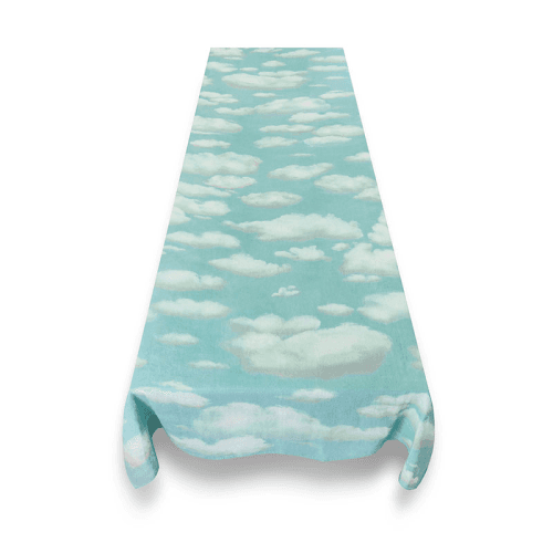 Image showing the 'Nuages' Linen Tablecloth product.