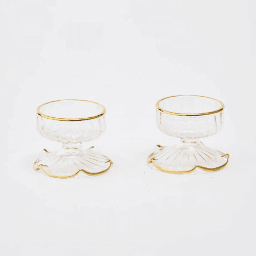 Image showing the Rimmed Set of 2 Tealight Holders product.