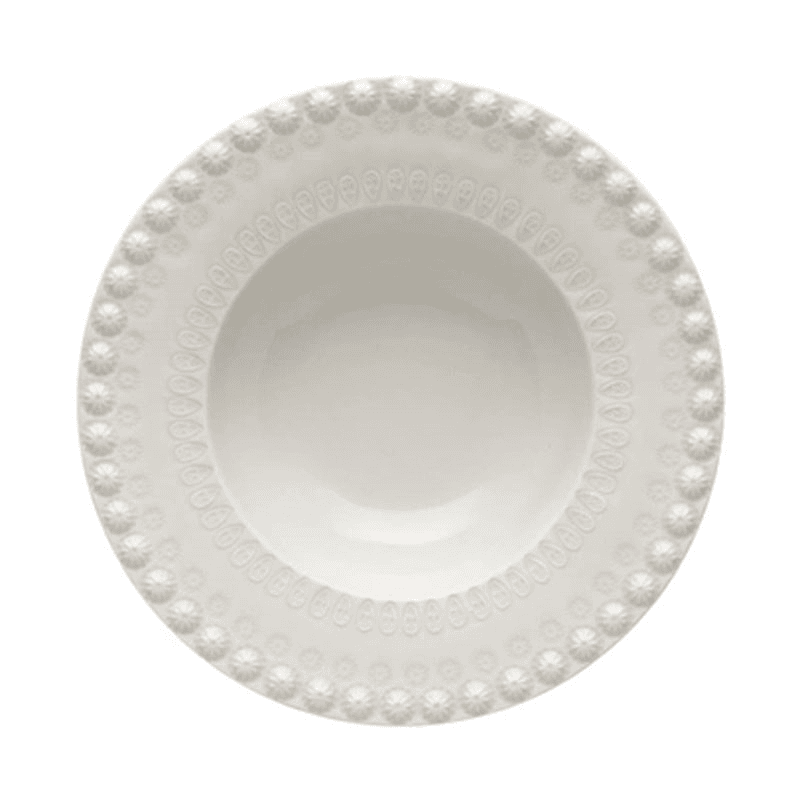 Fantasy Soup Plate/Bowl, Sandy Grey