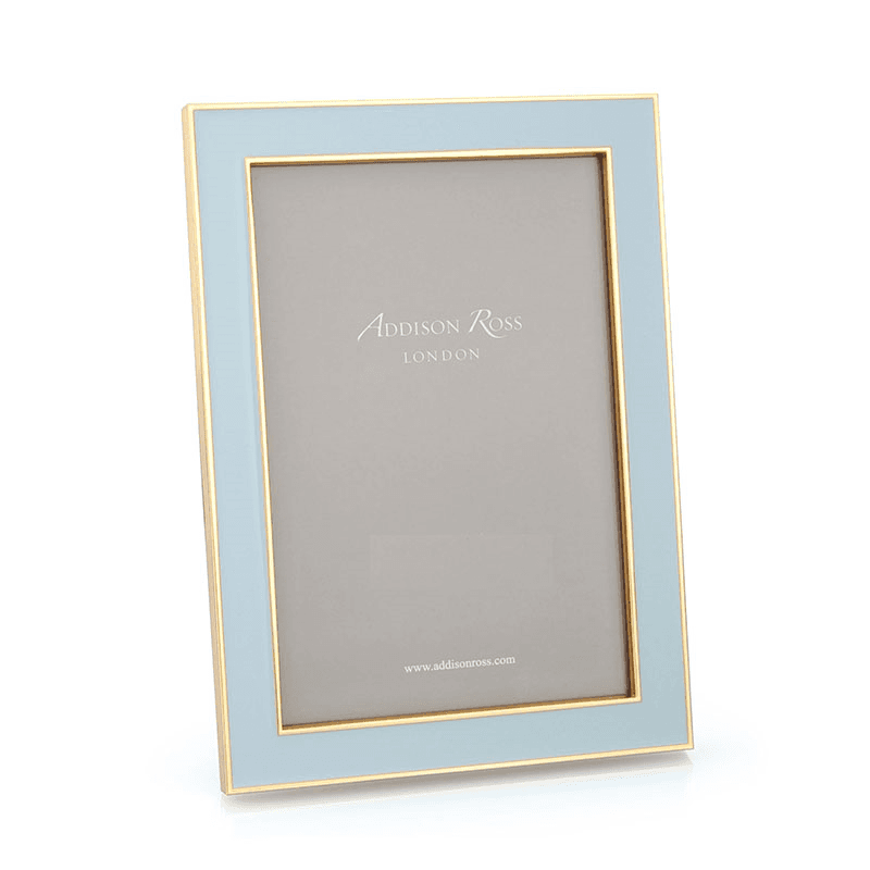 Enamel Gold Plate Photo Frame