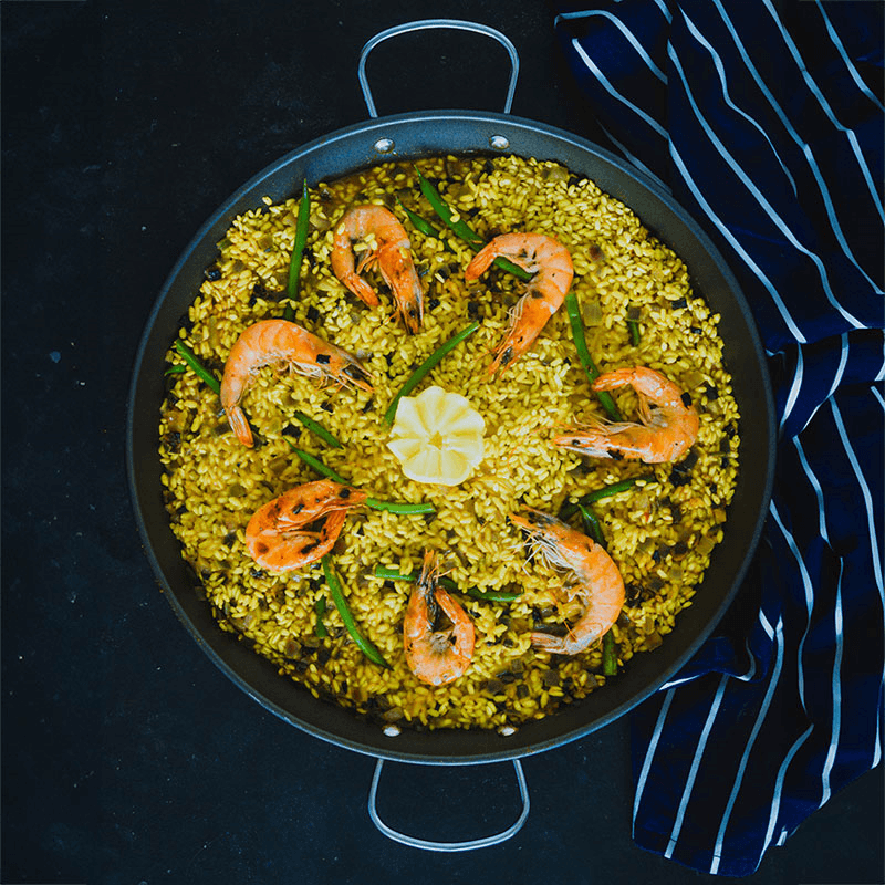 Mediterranean Paella pan